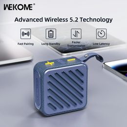 Mobiele telefoonluidsprekers WEKOME D50 Draagbare draadloze Bluetooth V53-klankkast Muziekluidspreker Handheld Mini en compact voor buiten Thuis kamperen 231018