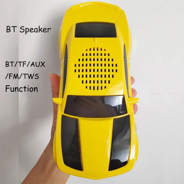 Haut-parleurs de téléphone portable Lecteur De musique sans fil haut-parleur Caixa De Som haut-parleur portable Bocina portable mini Altavoz haut-parleur Bluetooth en forme De voiture 231206