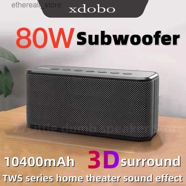 Altavoces para teléfonos móviles XDOBO X8 Plus Altavoz Bluetooth inalámbrico Columna de sonido portátil Ultra-alta potencia 80W Subwoofer para teléfono móvil Carga Boom Box Q231117