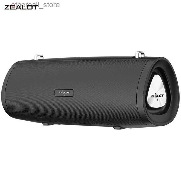 Altavoces para teléfonos móviles ZEALOT S38 Alta potencia caixa de som bluetooth gran potente subwoofer inalámbrico portátil reproductor de mp3 karaoke sistema doméstico caja de música Q231117