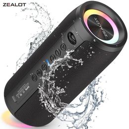 Haut-parleurs de téléphone portable ZEALOT S51PRO 40W haut-parleur Bluetooth haute puissance 3D basse stéréo Portable IPX5 étanche approprié TWS Boom Box 231018