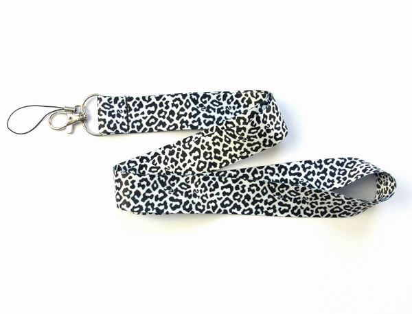Sangles de téléphone portable Charms 100pcs Animal Leopard Print Lanyard Neck Key Card ID - Choose Design (NOUVEAU)