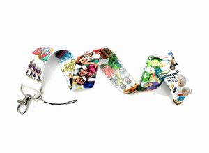 Mobiele telefoonbanden Charms 100 stcs Golden Girls Cartoon Chain Neck Toets Toetsen Mobiel Lanyard ID Badge Holder Rope Anime Keychain Party Goede geschenken voor jongensmeisje 2022 #011