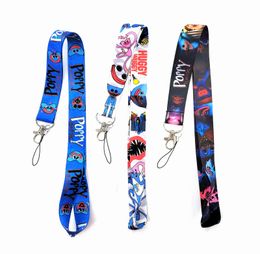 Mobiele telefoonbanden charms 10 stcs cartoon game sleutels mobiele lanyard id badge houder touw anime sleutelhanger voor jongensmeisje groothandel