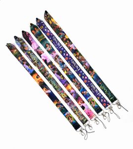 Sangles de téléphone portable Charms 10pcs Cartoon Strap Keys Mobile Lanyard ID Badge Holder Corde Anime Porte-clés pour garçon fille Accessoire gros cadeau 2022 # 003