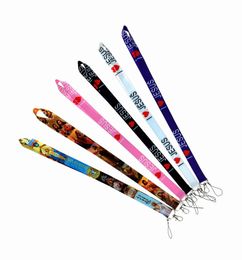 Mobiele telefoon riemen bedels 10 stuks I love Jesus Cartoon Lanyard ID Badge houder sleutels mobiele telefoon nek ID voor autosleutel ID-kaart hanger jongen meisje geschenken groothandel # 138