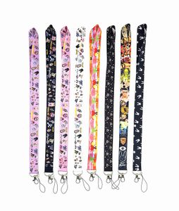 Mobiele telefoonbanden Charms 20 stcs Cartoon slechte konijn nek lanyard mobiele sleutelketen id houders badge ketens groothandel nieuw 2022 #67