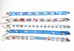 Mobiele telefoonbanden charms 20 stcs cartoon Japan anime lanyard riem voor sleutelhanger ID -kaart Cover Pass Gym USB Badge Holder Key Ring Neck Beads Accessoires Sieraden Geschenk