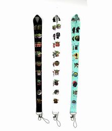 Mobiele Telefoon Bandjes Charms 20 stks leuke Cartoon lanyard riem Sleutelhanger id-kaart hang touw Sling Hals Hanger jongen meisje Geschenken