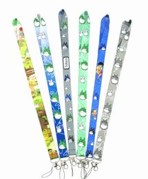 Cell Phone Straps & Charms 30pcs Japan cartoon My Neighbor Totoro Strap Keys Mobile Lanyard ID Badge Holder Rope Anime Keychain for boy girl wholesale #3