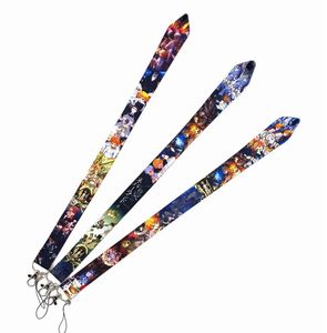 Mobiele telefoonbanden charms 600 stcs cartoon de beloofde Neverland nek lanyard mobiele sleutel keten id houders badge ketens sieraden accessoires groothandel nieuw