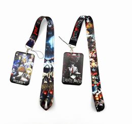 Sangles de téléphone portable Charms Death Note Titulaire d'identification Japonais Anime Cosplay Bande dessinée Sangle de Cou Longes ID Badge Carte Porte-clés En Gros # 09