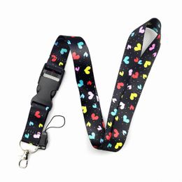 Mobiele telefoonbanden Charms Love Lanyard Hearts Detachable Telefoon Charm Mobiele telefoons Keycord Universal met deur Credentcial Groothandel 2024