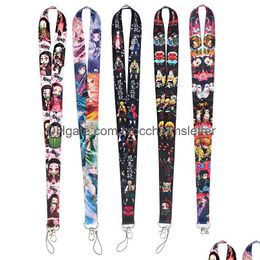 Sangles de téléphone portable Charmes Pièces de chaussures Accessoires Lx35 Lanyard Keychain Rope Mobile Neckband Key Id Card Usb Badge Holder Diy Lasso Otbyg