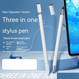 Teléfono celular Stylus Pens Guantes Fibra Pen Head Touch Sn Tablet Fine para Huawei Android Clip Ding Escritura Capacitiva Móvil Drop Deli DH2PO