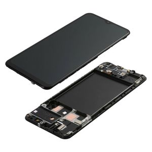 Écran LCD des panneaux tactiles du téléphone portable pour Samsung Galaxy A20 A205 INCELT TFT Screen Digitizer Remplacement avec cadre