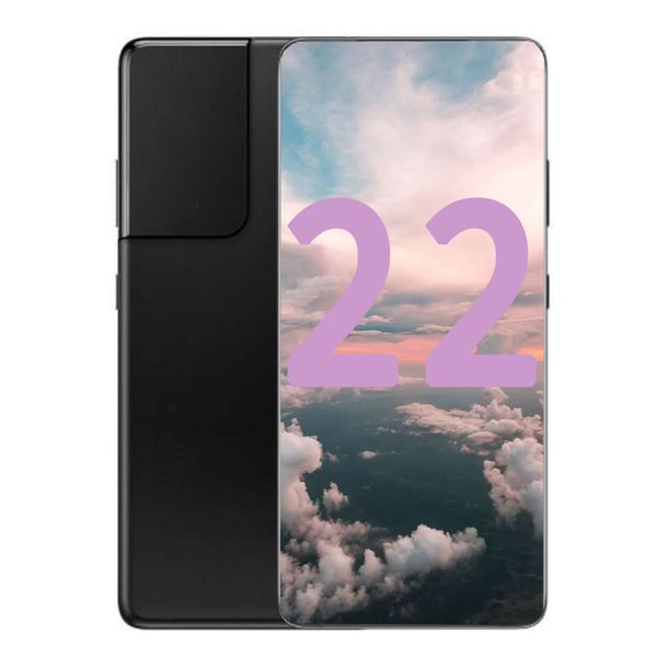 Teléfonos celulares 22+ 22 plus Pantalla curva HD de 6.7 pulgadas 1GB RAM 8GB/16GB ROM show 5G Real 3G WCDMA Smartphone Wifi Bluetooth Cámara Android OS Teléfono móvil