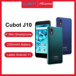 Mobiele telefoons Cubot J10 Smartphone 4-inch minischerm 5MP achteruitrijcamera 2350mAh Android 11 Dual SIM-kaart Telefoon Facial ID Goedkope telefoon 3G Q240312