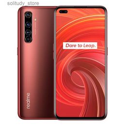 Téléphones portables Realme X50 Pro 5G téléphone portable 8GB RAM 128GB 256GB ROM Snapdragon 865 Octa Core 64.0MP AI NFC Android 6.44 Q240312