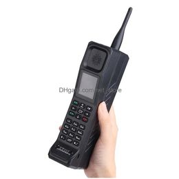 Mobiele telefoons Retrostijl Big Brother Mobiele telefoonantenne Goed signaal Power Bank Extrted Fm Bluetooth Zaklamp Zaklamp Gprs Dual Sim Dh5Lf