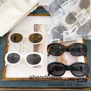 Lunettes de soleil de créateur haut de gamme pour les nouvelles lunettes de soleil ovales mêmes lunettes de soleil Original 1To1 avec un logo et une boîte réels