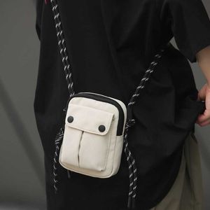 Mobiele telefoontassen Mobiele telefoontas Koreaanse versie Stijl Nylon voor dames Student Sport Enkele schouder Crossbody Koppels Klein