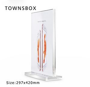 Cellphone Store Reclame Poster Frame A3 Acryl Tabel Tafelbord Houder Desk Banner Display Telefoon Info Papier Foto Frame Stand