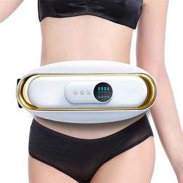 Cellulite Massager Body Eletric Spierstimulator Afvallen voor Buik Afslanken Riem Buikvet 220429