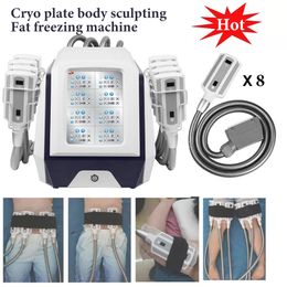 Cellulitis reductie cryolipolyse lichaam contouren cryotherapie afslank machine 8 stuks cryo kussens vet bevriesapparatuur slimme display
