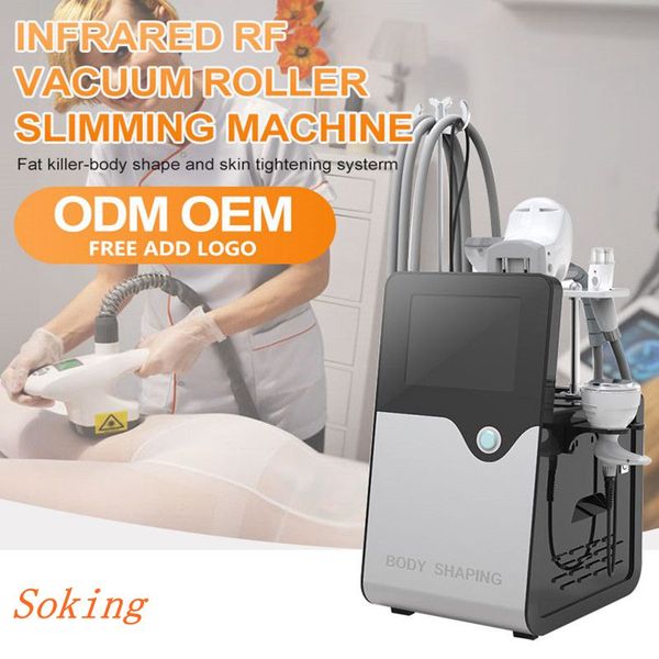 Corps d'élimination de la cellulite sculptant la forme du rouleau sous vide amincissant la machine 40k Cavitation Rf dispositif anti-rides de lipomassage brûlant les graisses réduisant la graisse