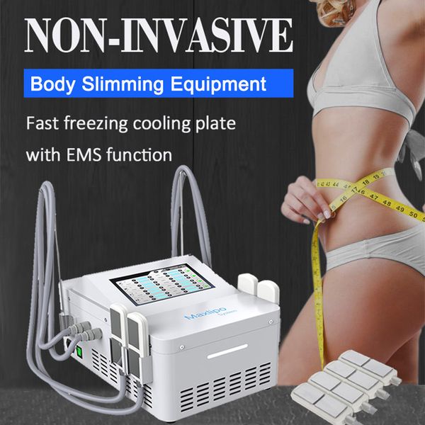 Réduire intensivement la graisse cryothérapie EMS amincissant la musculation musculaire perte de poids élimination de la cellulite machine de refroidissement par cryolipolyse