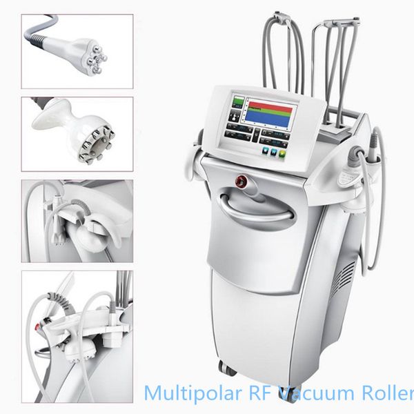 Multifonctionnel 4D monopolaire RF corps amincissant la peau resserrant le contour du corps élimination de la cellulite cavitation radiofréquence rouleau sous vide machine à brûler les graisses