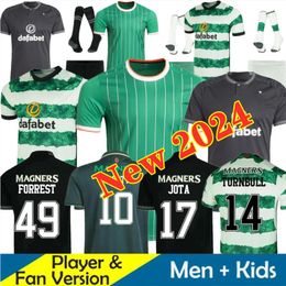 2024 Kelten Kyogo voetbalshirt FC 23 24 Europees Home Away Derde voetbaltruien Celtic Daizen Reo McGregor 80 84 86 87 88 97 99 Hoops Anniversary Irish Origins Special