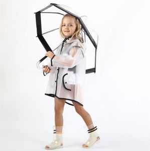 Celveroso enfants transparent imperméable manteau de pluie Polyester garçons vêtements mode imperméable enfants bébé filles veste manteau Rainsut 29007008