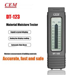 CEM DT-123 DT-125 DT-129 Testeur d'humidité professionnel Testeur de teneur en humidité du bois Papier Matériaux de construction Détecteur d'humidité