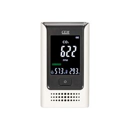 CEM DT-182D 5000ppm Moniteur de capteur de CO2 portable Testeur de dioxyde de carbone