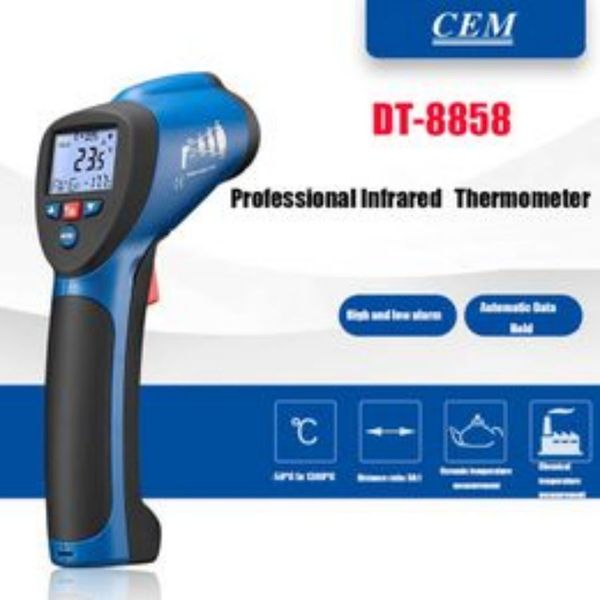 Termómetro infrarrojo industrial de alta temperatura CEM DT-8858 DT-8859 - Termómetro de punto de inducción láser de inducción láser - Pistola