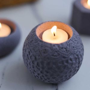 Pot de ciment pour bougies parfumées, fournitures de fabrication, photophore, vente en gros, chandelier en forme de cœur, saint-valentin 0103