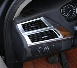 Console centrale des deux côtés de la sortie d'air, cadre de décoration, garniture de couverture pour BMW X5 E70 X6 E71 20082014, accessoires automobiles intérieurs 72884371410