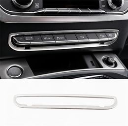 Console centrale Bouton décoration décoration Styling Car Style pour Q5 FY 2018 2019 accessoires intérieurs en acier inoxydable5882683
