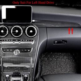 Console centrale bandes de garniture de tableau de bord 2 pièces ABS pour Mercedes Benz classe C W205 180 200 2014-18 GLC X253 260 2015-18 LHD179i