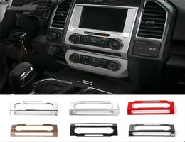 Panneau de réglage du Volume de commande centrale, couverture de décoration ABS pour Ford F150, accessoires d'intérieur de style de voiture 7268543