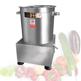 Secador centrífugo de deshidratación de papas fritas y lechuga, máquina de deshidratación de secado por rotación de vegetales para ensalada de repollo comercial