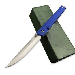 CEO 7096 couteau de poche à manche en plastique pour l'extérieur, lame de 3,1 pouces, couteaux pliants EDC pour le Camping, la survie et la chasse