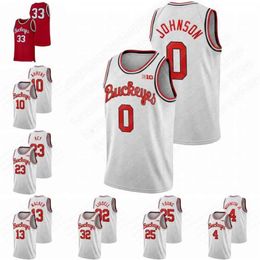 CEO33 Keita Bates Diop Ohio State Buckeyes Basketball Jersey 2021-1980 Home White Zed Key Seth Towns 0 Meechie Johnson Kyle Young Justin Ahrens