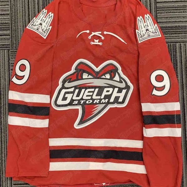 Ceo9 Nick Suzuki GUELPH STORM raro Hockey Jersey Mujeres jóvenes Vintage Game Jerseys personalizado cualquier nombre o número