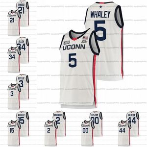 CEOA3740 NCAA UConn Huskies Jersey College Basketball Isaiah Whaley Adama Sanogo Ray Allen Jeremy Lamb Andre Jackson Rudy Gay R.J.Cole Caron Butler