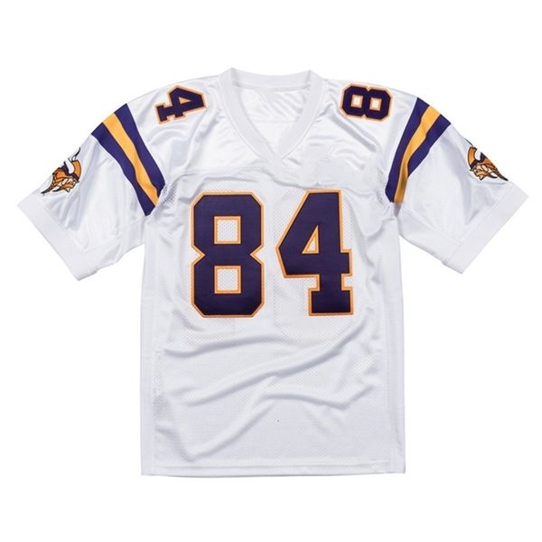 CEOA3740 Vintage Men Youth Women Moss 2000 Randy 84 Football Jerseys Size S-4xl Custom tout nom et numéro de numéro