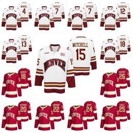 CEOC202 Denver Pioneers NCAA College Hockey Jersey Griffin Mendel Brett Stapley Kohen Olischefski Liam Finlay Ian Mitchell Kevin Dineen