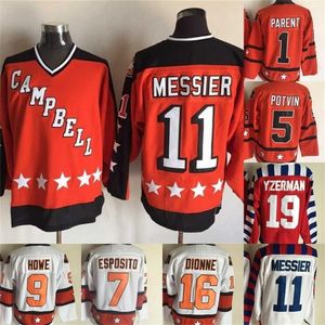 Ceomit Campbell All Star Game Jerseys 1 Eddie Giacomin 16 Marcel Dionne 4 Bobby Orr 7 Paul Coffey 10 Guy Lafleur 11 Mark Messier Hockey Jerseys